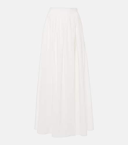 Cotton poplin maxi skirt - Adriana Degreas - Modalova