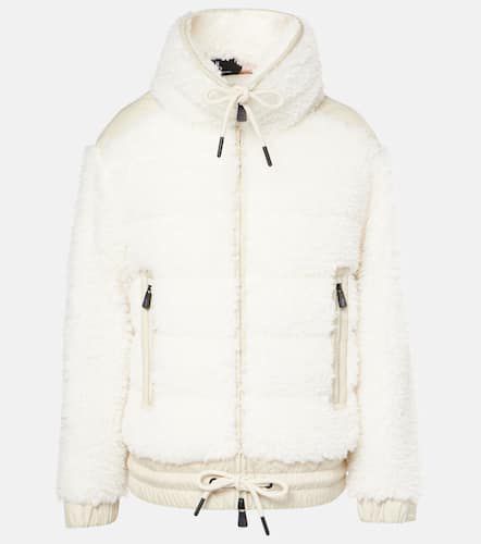 Faux shearling down jacket - Moncler Grenoble - Modalova