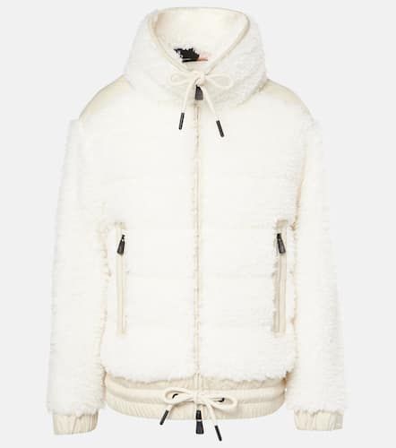 Faux shearling down jacket - Moncler Grenoble - Modalova