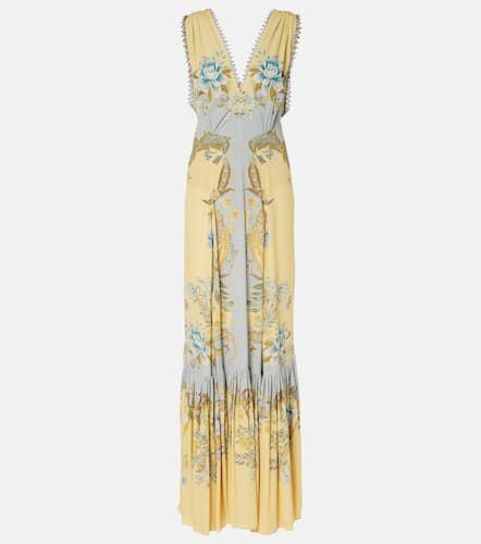 Floral crÃªpe de chine maxi dress - Etro - Modalova