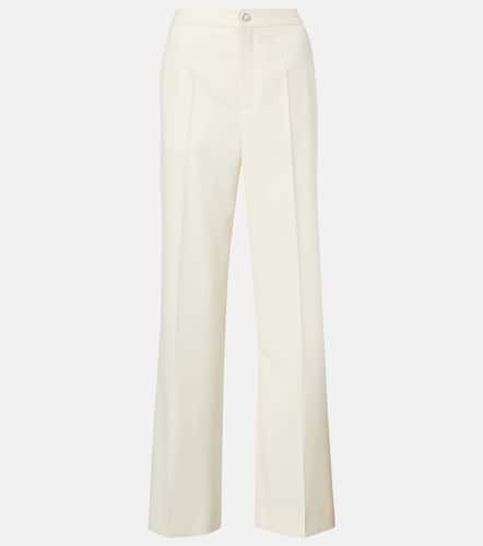 High-rise gabardine flared pants - Moncler - Modalova