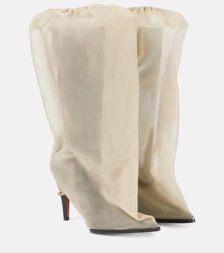 Bag faux leather knee-high boots - Alexander McQueen - Modalova