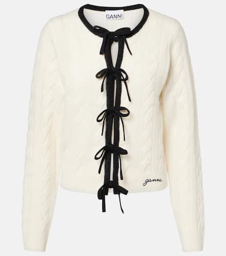 Ganni Wool and cashmere cardigan - Ganni - Modalova