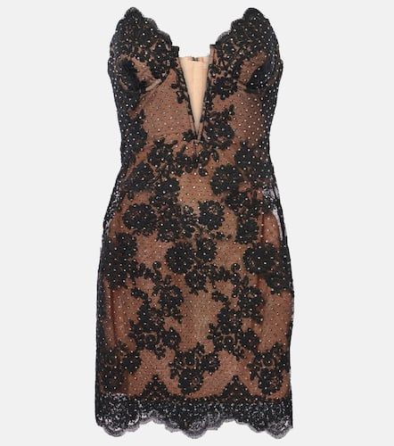 Embellished lace bustier dress - Self-Portrait - Modalova