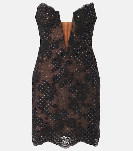 Embellished lace bustier dress - Self-Portrait - Modalova