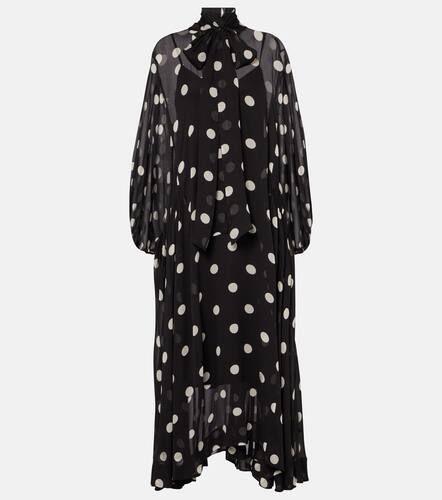 Crush Tie Neck Billow polka-dot maxi dress - Zimmermann - Modalova