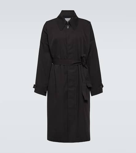 Cotton and silk trench coat - Bottega Veneta - Modalova