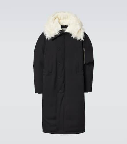 Faux fur-trimmed down jacket - Jil Sander - Modalova