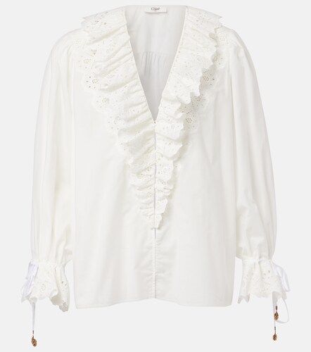 Chloé Bluse aus Baumwoll-Voile - Chloe - Modalova
