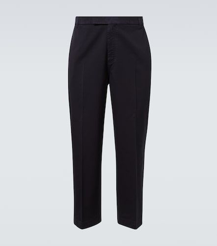 Pantalones rectos de sarga de algodón - Thom Browne - Modalova