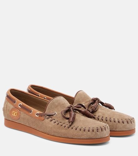 Mocassini Palm Avenue VLogo in suede - Valentino Garavani - Modalova