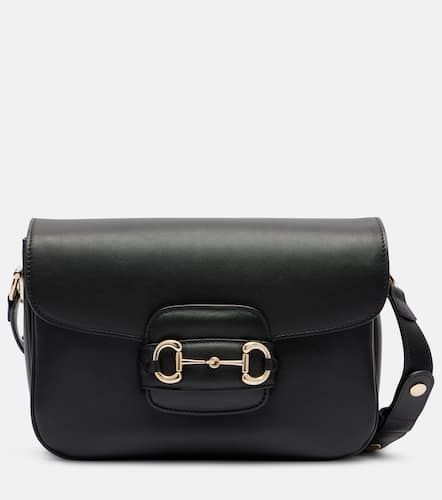 Horsebit leather shoulder bag - Gucci - Modalova