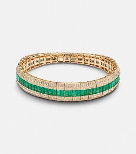 Bracciale in 18kt con diamanti e smeraldi - Shay Jewelry - Modalova