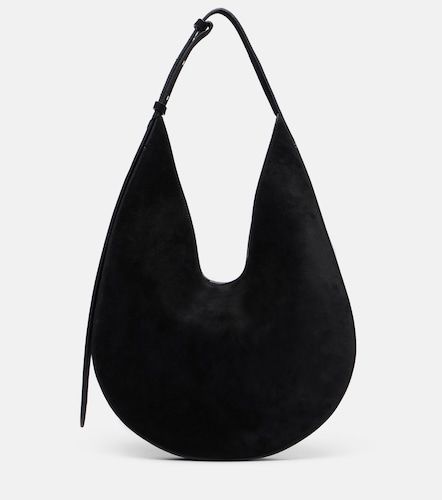 Borsa a spalla media in suede - Aesther Ekme - Modalova