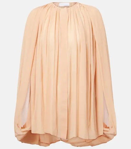 Blusa en chifón de seda drapeada - Stella McCartney - Modalova
