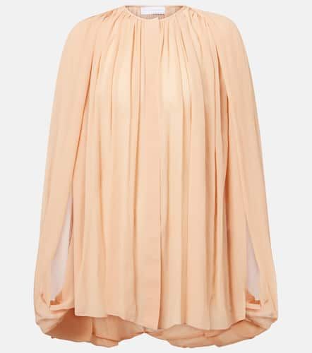Draped silk chiffon blouse - Stella McCartney - Modalova
