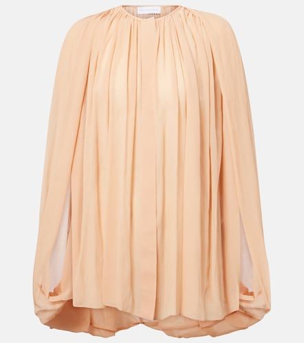 Draped silk chiffon blouse - Stella McCartney - Modalova