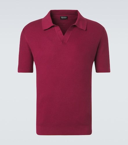 Zegna Polo de punto de algodón - Zegna - Modalova