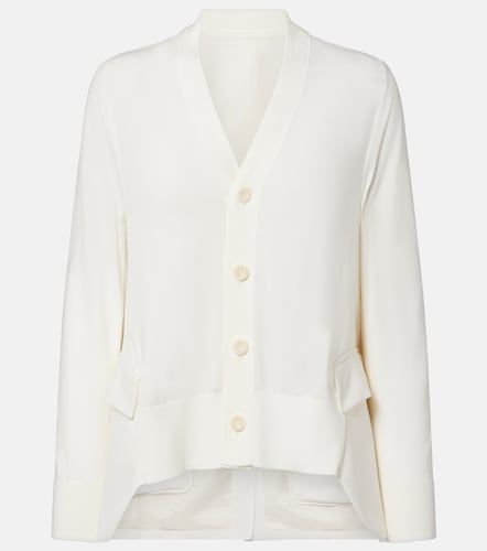 Sacai Cárdigan de algodón - Sacai - Modalova
