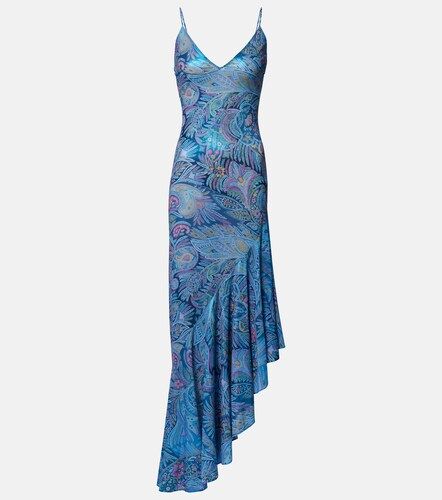 Paisley asymmetric ruffled midi dress - Etro - Modalova