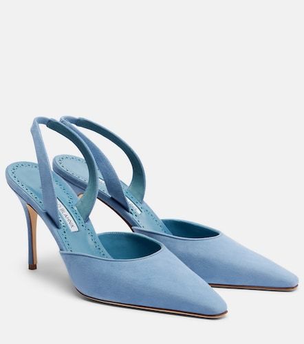 Borelapla suede slingback pumps - Manolo Blahnik - Modalova