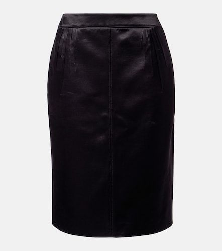 Saint Laurent Falda tubo de satén - Saint Laurent - Modalova