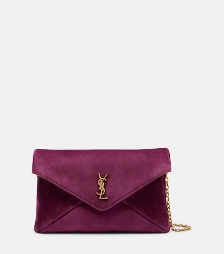 Borsa a tracolla Cassandre Small in suede - Saint Laurent - Modalova