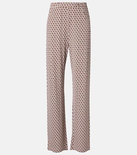 Pantaloni a gamba larga Abate con stampa - Max Mara - Modalova