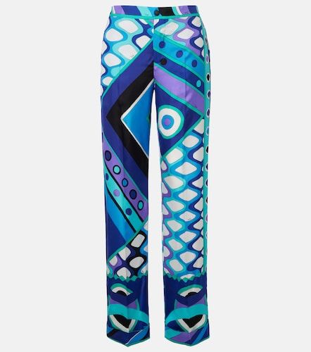 Pucci Vivara silk wide-leg pants - Pucci - Modalova