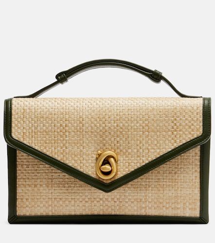 Knot Lock Medium raffia top-handle bag - Bottega Veneta - Modalova