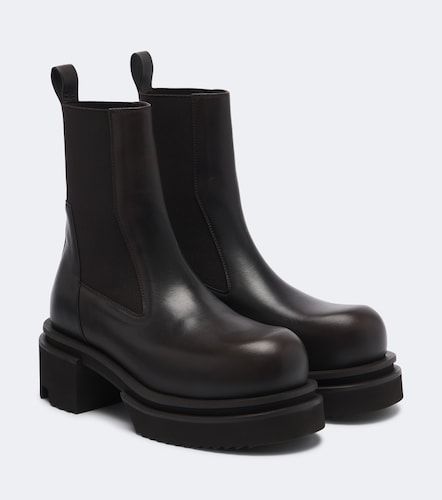 Beatle leather platform Chelsea boots - Rick Owens - Modalova