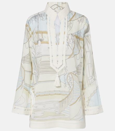 Túnica de voile de algodón - Tory Burch - Modalova