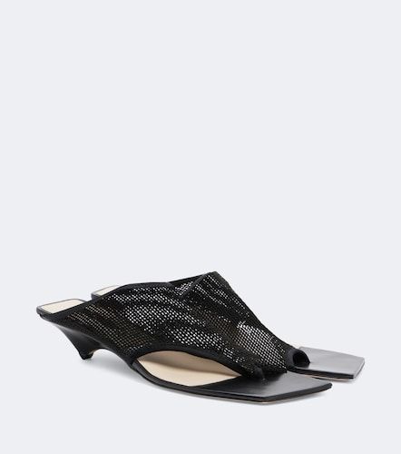 Pantoletten Edge Stretch aus Mesh mit Leder - Christen - Modalova