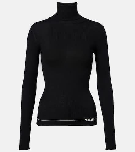Virgin wool turtleneck sweater - Moncler - Modalova