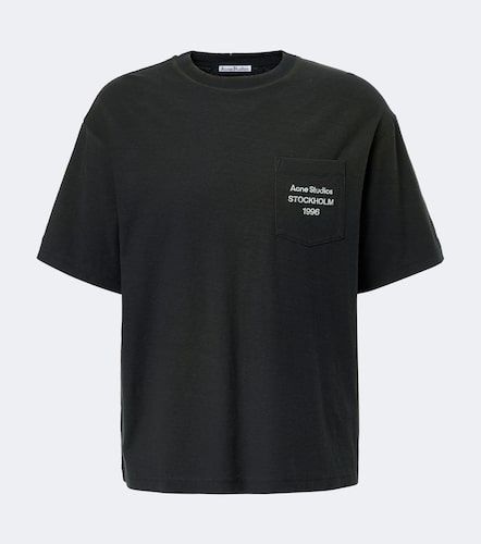 Camiseta de algodón y cáñamo - Acne Studios - Modalova