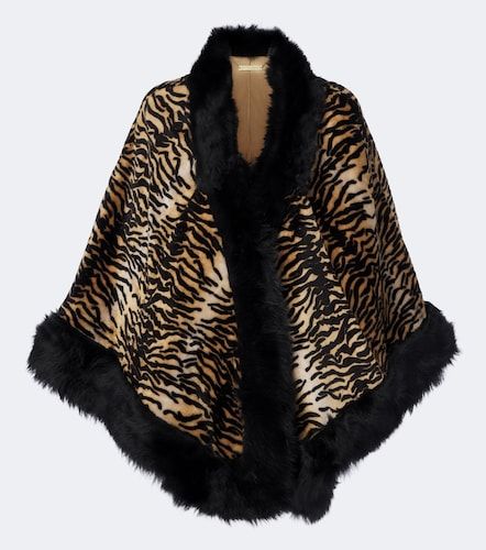 Poncho Olympe aus Shearling - Nour Hammour - Modalova