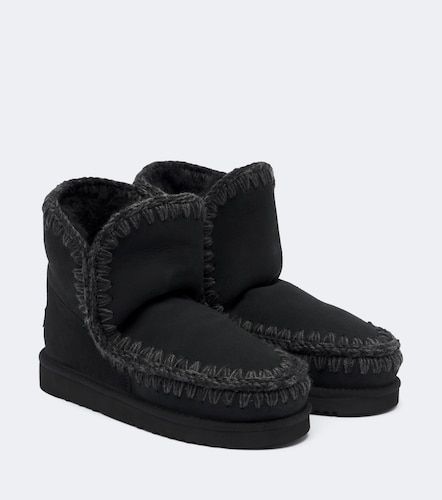 Stivaletti 18 in suede con shearling - Mou - Modalova