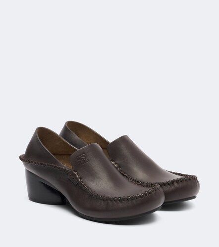 Loewe Ovale Loafer-Pumps aus Leder - Loewe - Modalova