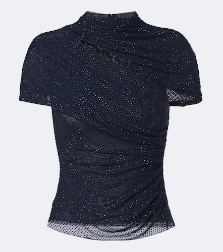 Cutout embellished mesh top - Self-Portrait - Modalova