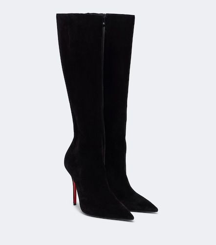 Botas altas Miss Z de ante - Christian Louboutin - Modalova