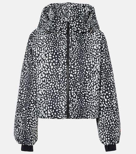 Bubble leopard-print down ski jacket - Perfect Moment - Modalova