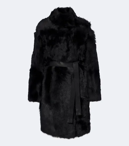 Reversible shearling wrap coat - Yves Salomon - Modalova