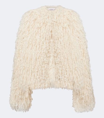 Mohair, cashmere, silk, and wool jacket - Fendi - Modalova