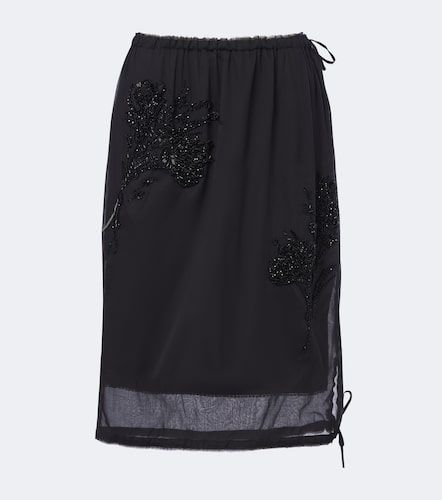 Prada Verzierter Midirock - Prada - Modalova