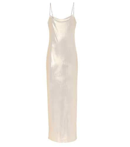 Balmain Vestido lencero de lamé - Balmain - Modalova