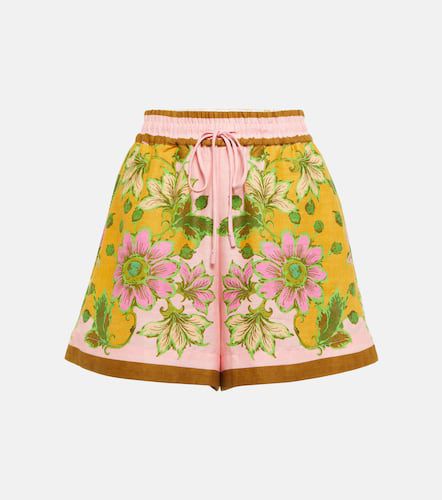 Alémais Shorts Winnie de lino floral - Alemais - Modalova