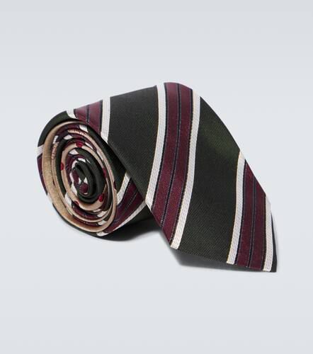 Dries Van Noten Striped silk tie - Dries Van Noten - Modalova