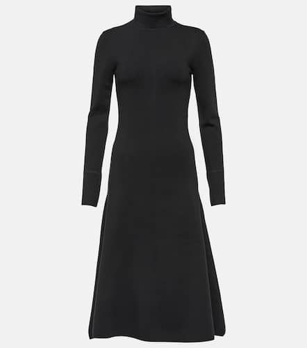 Turtleneck silk-blend midi dress - Joseph - Modalova