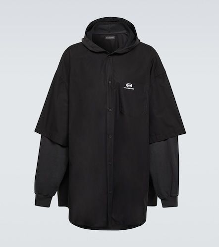 Camisa de popelín de algodón - Balenciaga - Modalova