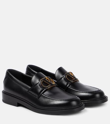 VLogo leather loafers - Valentino Garavani - Modalova